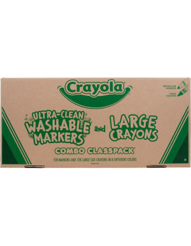 Paquete de Crayones y Marcadores Crayola 256 Unidades