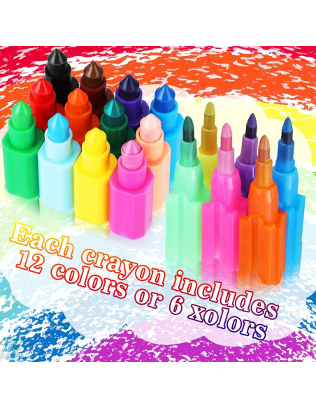 28 Crayones Apilables Eersida Multicolor para Niños