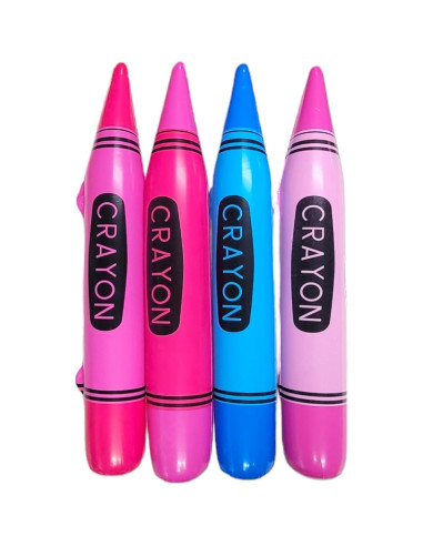 Crayones Inflables Coloridos Zugar Land Paquete de 12