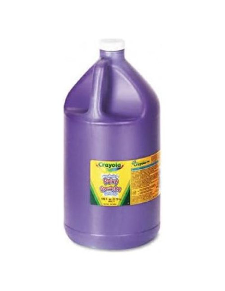 Pintura Lavable Crayola 3,79L Violeta Gel Mate No Tóxico