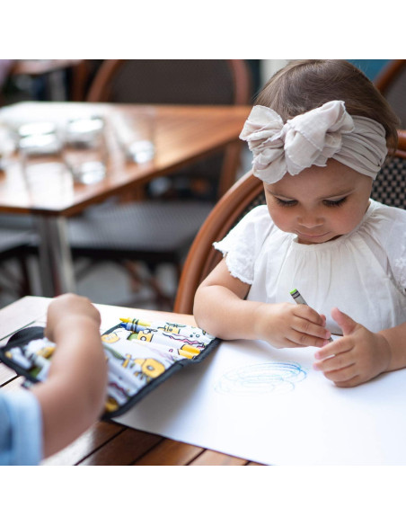 Estuche de Viaje Urban Infant con 10 Crayones No Tóxicos