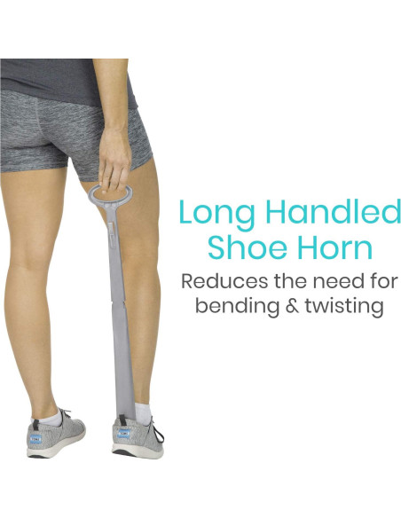 Calzador Largo Plegable Vive Health 58 cm con Mango Cómodo