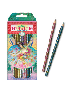 Lápices de Color Metálicos eeBoo Bailarina Francesa Set 12