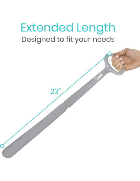 Calzador Largo Plegable Vive Health 58 cm con Mango Cómodo