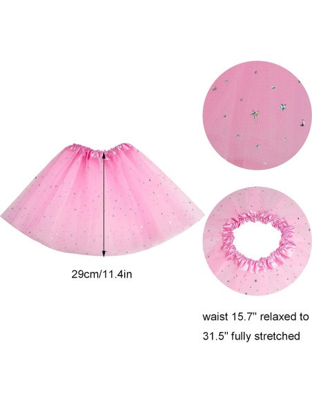 Disfraz de Cerdo Elegante Rosa con Diadema y Falda Tutú