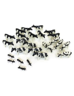 Paquete de 25 Ganado Holstein ERTL 1/64 para Modelos