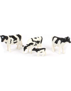 Paquete de 25 Ganado Holstein ERTL 1/64 para Modelos 2