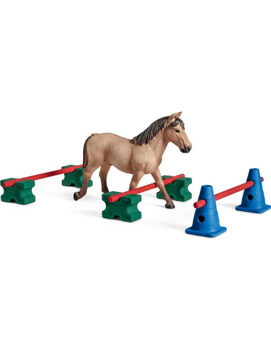 Schleich Mundo de Granja Set Slalom Pony 12 Piezas 3+