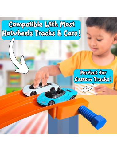 Abrazadera de Pista Hot Wheels - Alta Resistencia - 1 Unidad