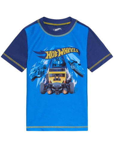 Conjunto de camiseta y pantalones de baño Hot Wheels UPF 50+