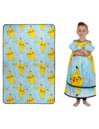 Manta Pokémon Franco Kids 157x228 cm Suave y Colorida