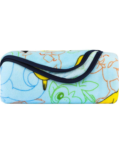 Manta Pokémon Franco Kids 157x228 cm Suave y Colorida