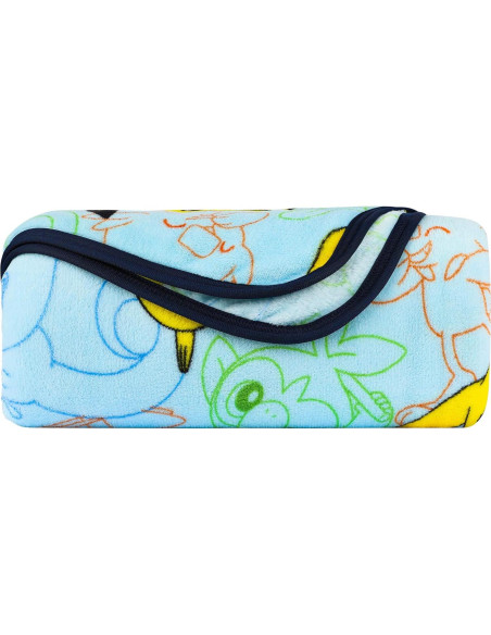 Manta Pokémon Franco Kids 157x228 cm Suave y Colorida