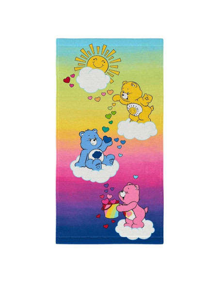 Toalla de Playa Care Bears Franco 147x71 cm Suave Algodón