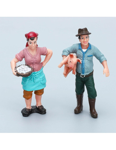 Figuras de Animales de Granja ONEST 14 Piezas Juguetes