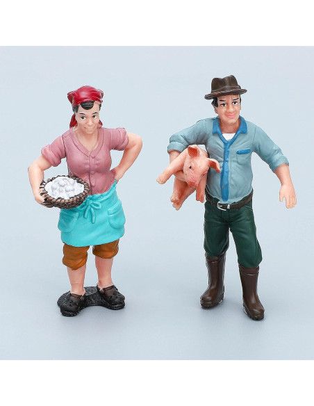 Figuras de Animales de Granja ONEST 14 Piezas Juguetes