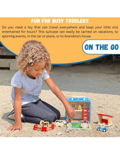 Juego de Maleta Jack Rabbit Creations Granja 16 Piezas 2