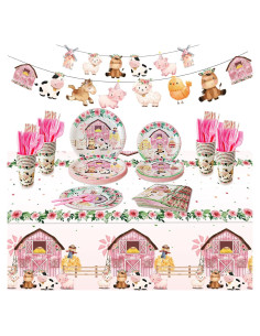 Vajilla de Fiesta de Granja Aoerfes para 24 Invitados