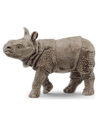 Figurita Rinoceronte Indio Bebé Schleich 5 cm Realista