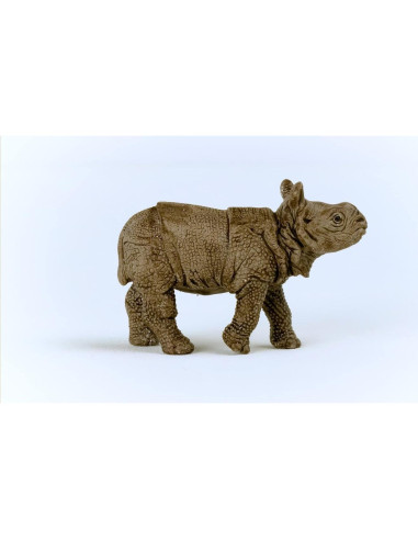 Figurita Rinoceronte Indio Bebé Schleich 5 cm Realista