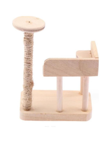 Torre Miniatura para Gatos EatingBiting 5x3.5x7cm Madera