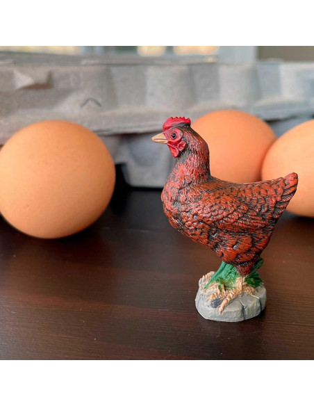 Figurita Gallina Bantam Safari Ltd. 5.08 cm Juguete Educativo
