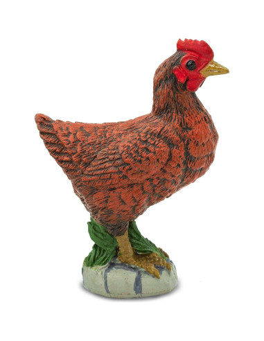 Figurita Gallina Bantam Safari Ltd. 5.08 cm Juguete Educativo