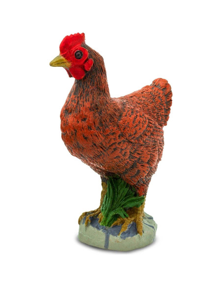 Figurita Gallina Bantam Safari Ltd. 5.08 cm Juguete Educativo