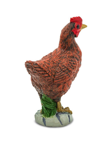 Figurita Gallina Bantam Safari Ltd. 5.08 cm Juguete Educativo