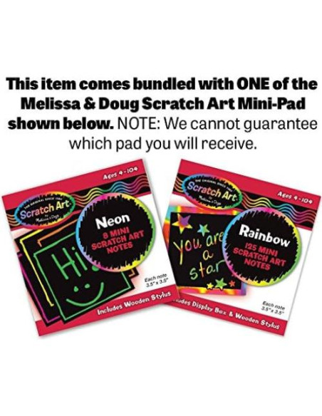 Casa de Puerta de Madera Melissa & Doug con Mini-Pad Arte