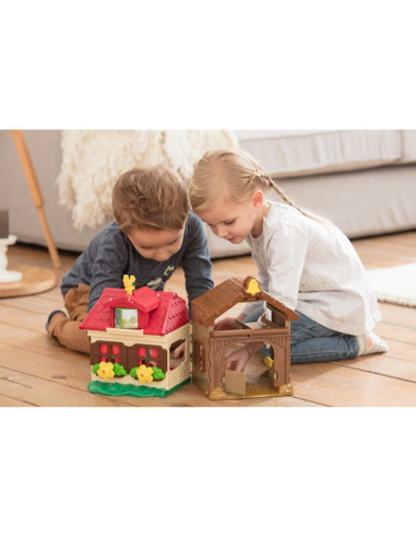 Set de Granja Feliz Dickie Toys Fendt 38 cm con Sonido