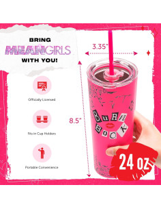 Vaso Aislado Dragon Glassware 24 oz Mean Girls Burn Book 2