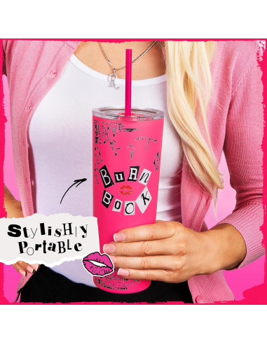 Vaso Aislado Dragon Glassware 24 oz Mean Girls Burn Book