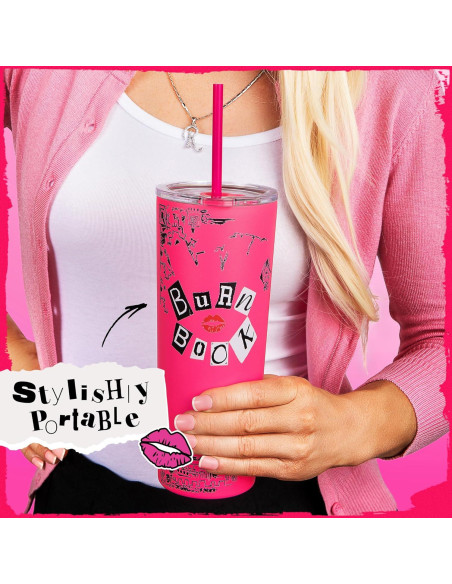 Vaso Aislado Dragon Glassware 24 oz Mean Girls Burn Book