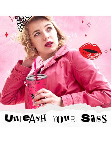 Vaso Aislado Dragon Glassware 24 oz Mean Girls Burn Book