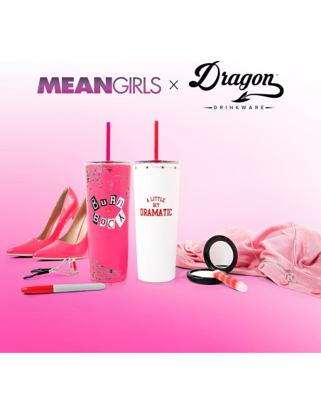 Vaso Aislado Dragon Glassware 24 oz Mean Girls Burn Book