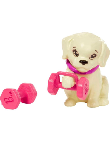 Muñeca Barbie Cuidado Personal Mattel con Cachorro y Accesorios