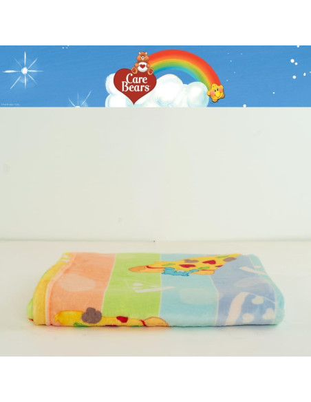 Manta Care Bears Franco 116x152 cm Suave y Colorida