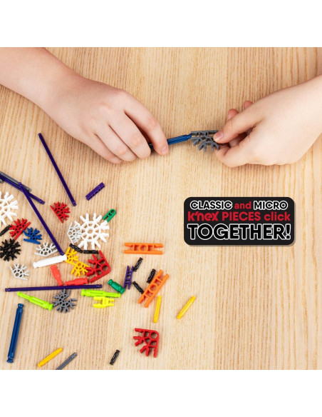 Juego de Construcción K'NEX 480 Piezas 35 Modelos STEM 7+