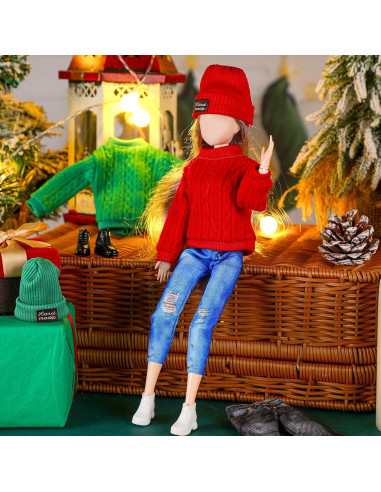 Conjunto de Ropa para Muñeca Bencailor 30.48 cm Invierno