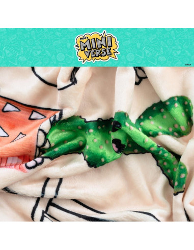 Cobija Suave Franco Miniverse Plantas 116x152 cm