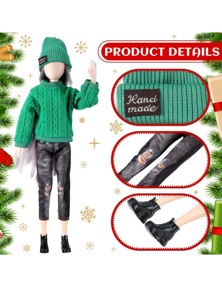 Conjunto de Ropa para Muñeca Bencailor 30.48 cm Invierno