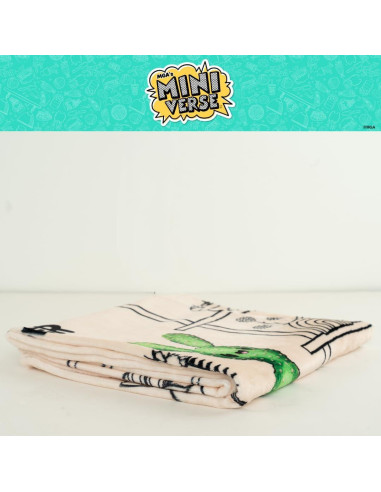 Cobija Suave Franco Miniverse Plantas 116x152 cm