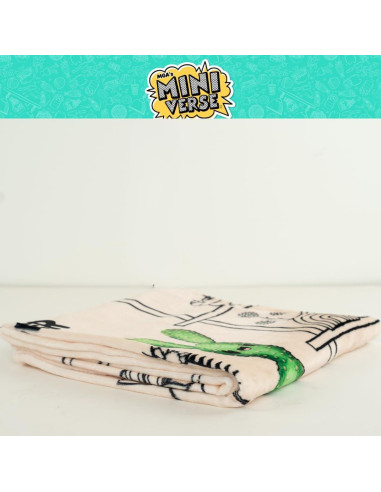 Cobija Suave Franco Miniverse Plantas 116x152 cm