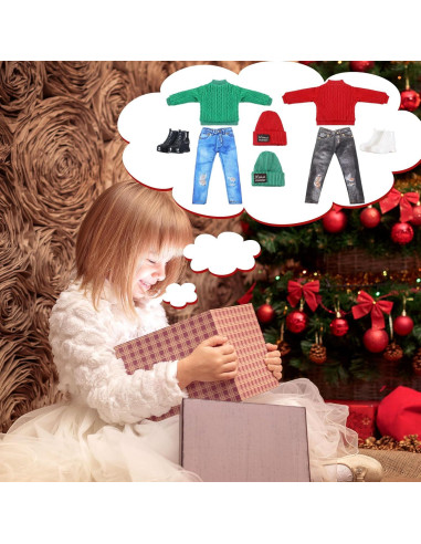 Conjunto de Ropa para Muñeca Bencailor 30.48 cm Invierno