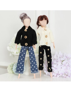 Conjunto de Ropa para Muñeca Bencailor 29.2 cm 8 Piezas 2