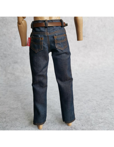 Pantalones Jeans Clásicos SSbeauty M 1/6 para Muñeco 30.48 cm