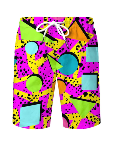 Conjunto DOOPCCOR 3 Piezas Hombre Camisa Hawaiana y Pantalones Cortos