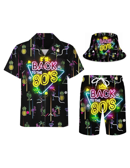 Conjunto de Chándal DOOPCCOR 3 Piezas Hombre Hawaiano