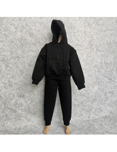 Conjunto Sudadera y Pantalones 1/6 Negro SSbeauty M 2